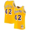 Magnifico James Worthy Los Angeles Lakers 1984/85 Hardwood Classics Swingman Jersey Gold per i Fan Veri