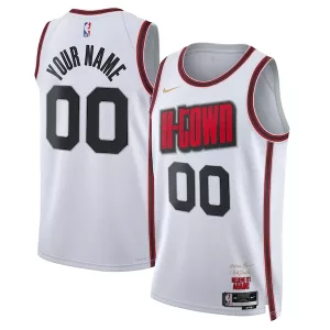 Magnifico Meraviglioso Incantevole Houston Rockets Nike Unisex 2024/25 Custom Swingman Jersey City Edition White per i Fan Veri