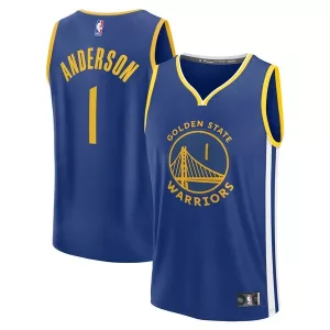 Magnifico Moderno Kyle Anderson Golden State Warriors Fast Break Replica Player Jersey Icon Edition Royal per i Fan Veri