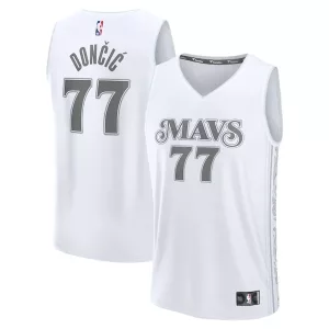 Magnifico Ottimo Delizioso Luka Dončić Dallas Mavericks Youth 2024/25 Fast Break Player Jersey City Edition White per i Fan Veri