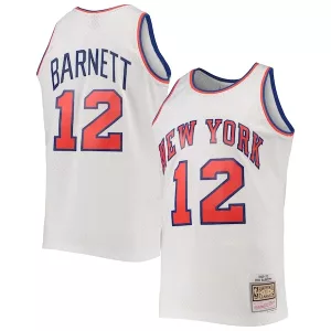Magnifico Trendy Dick Barnett New York Knicks 1969/70 Hardwood Classics Swingman Jersey White per i Fan Veri
