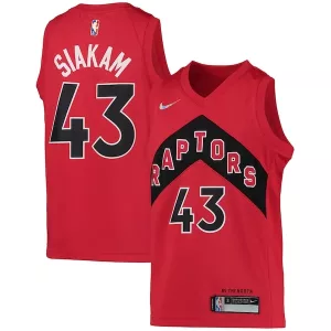 Meraviglioso Classico Pascal Siakam Toronto Raptors Nike Youth 2021/22 Diamond Swingman Jersey Icon Edition Red per i Fan Veri
