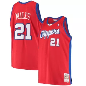 Meraviglioso Resistente Stupendo Darius Miles LA Clippers Hardwood Classics Swingman Jersey Red per i Fan Veri