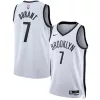 Moderno Bellissimo Kevin Durant Brooklyn Nets Nike Unisex Swingman Jersey Association Edition White/Black per i Fan Veri