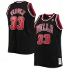 Moderno Carino Scottie Pippen Chicago Bulls Big & Tall Hardwood Classics Swingman Jersey Black/Red per i Fan Veri