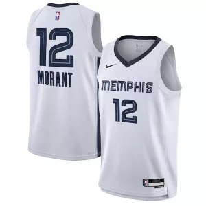 Moderno Ja Morant Memphis Grizzlies Nike Youth Swingman Jersey Association Edition White per i Fan Veri