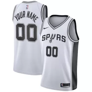 Moderno Raffinato San Antonio Spurs Nike Custom Swingman Jersey White Association Edition per i Fan Veri