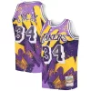 Moderno Resistente Ottimo Shaquille O'Neal Los Angeles Lakers Hardwood Classics 1996/97 Hyper Hoops Swingman Jersey Purple per i Fan Veri
