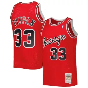 Moderno Scottie Pippen Chicago Bulls Hardwood Classics 2003 04 Swingman Jersey Red per i Fan Veri