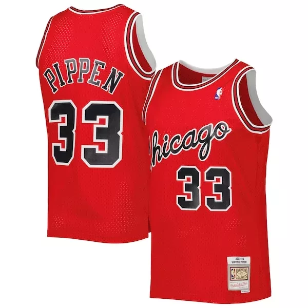 Moderno Scottie Pippen Chicago Bulls Hardwood Classics 2003 04 Swingman Jersey Red per i Fan Veri