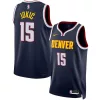Moderno Sofisticato Nikola Jokic Denver Nuggets Nike Unisex Swingman Jersey Icon Edition Navy per i Fan Veri
