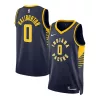 Moderno Tyrese Haliburton Indiana Pacers Nike Unisex Swingman Jersey Association Edition Navy per i Fan Veri