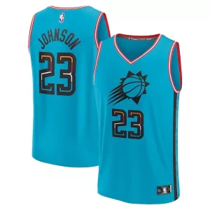 Ottimo Lussuoso Classico Cameron Johnson Phoenix Suns Youth 2022/23 Fast Break Jersey City Edition Turquoise per i Fan Veri