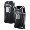 Ottimo Magnifico Brooklyn Nets Nike 2021/22 Diamond Swingman Custom Jersey Icon Edition Black per i Fan Veri