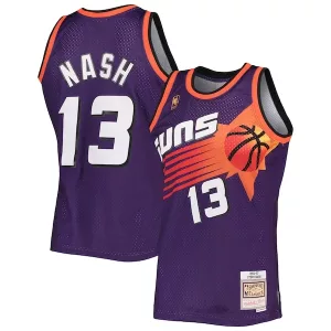 Ottimo Splendido Gorgeous Steve Nash Phoenix Suns 1996/97 Hardwood Classics Swingman Jersey Purple per i Fan Veri
