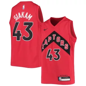 Ottimo Trendy Pascal Siakam Toronto Raptors Nike Youth Swingman Jersey Icon Edition Red/White per i Fan Veri