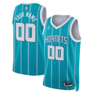 Pratico Charlotte Hornets Jordan Brand Unisex Swingman Custom Jersey Teal Icon Edition per i Fan Veri