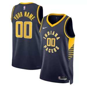 Pratico Delizioso Raffinato Indiana Pacers Nike Unisex 2022/23 Swingman Custom Jersey Navy Icon Edition per i Fan Veri