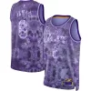 Pratico LeBron James Los Angeles Lakers Nike Unisex Select Series Swingman Jersey Purple per i Fan Veri