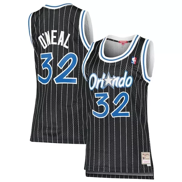 Pratico Shaquille O'Neal Orlando Magic Women's 1995/96 Hardwood Classics Swingman Jersey Black per i Fan Veri