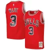 Pratico Trendy Attraente Dwyane Wade Chicago Bulls 2016/17 Hardwood Classics Swingman Jersey Red per i Fan Veri