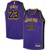 Prestigioso Accattivante Versatile LeBron James Los Angeles Lakers Jordan Brand Youth Performance Swingman Jersey Statement Purple per i Fan Veri
