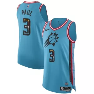 Prestigioso Bellissimo Versatile Chris Paul Phoenix Suns Nike 2022/23 Authentic Jersey City Edition Turquoise per i Fan Veri
