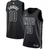 Prestigioso Ben Simmons Brooklyn Nets Jordan Brand Unisex Swingman Jersey Statement Edition Black per i Fan Veri