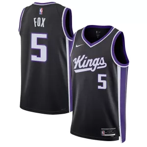 Prestigioso Meraviglioso Bellissimo De'Aaron Fox Sacramento Kings Nike Unisex Swingman Jersey Association Edition Black per i Fan Veri