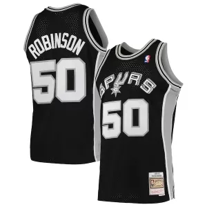 Prestigioso Fascinante David Robinson San Antonio Spurs 1991/92 Hardwood Classics Swingman Jersey Black per i Fan Veri