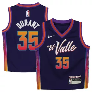 Prestigioso Incantevole Delizioso Kevin Durant Phoenix Suns Nike Toddler 2023/24 Swingman Replica Jersey City Edition Purple per i Fan Veri