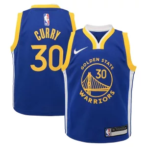 Raffinato Stephen Curry Golden State Warriors Nike Preschool Dri FIT Swingman Player Jersey Icon Edition Royal per i Fan Veri