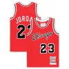 Prestigioso Michael Jordan Chicago Bulls Preschool Hardwood Classics 1984/85 Authentic Swingman Jersey Red per i Fan Veri