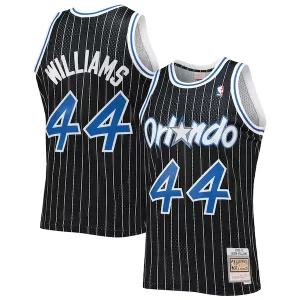 Prestigioso Versatile Jason Williams Orlando Magic 2001/02 Hardwood Classics Swingman Jersey Black per i Fan Veri