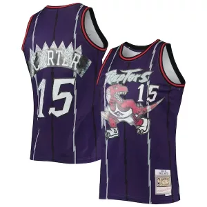 Raffinato Classico Vince Carter Toronto Raptors 1998/99 Hardwood Classics NBA 75th Anniversary Diamond Swingman Jersey Purple per i Fan Veri