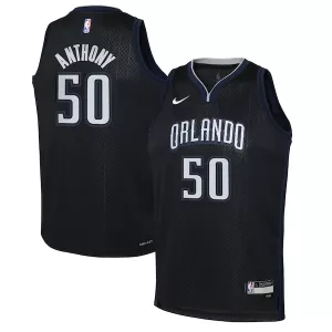 Raffinato Cole Anthony Orlando Magic Nike Youth 2022/23 Swingman Jersey City Edition Black per i Fan Veri