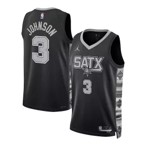 Raffinato Gorgeous Meraviglioso Keldon Johnson San Antonio Spurs Jordan Brand Unisex Swingman Jersey Statement Edition Black per i Fan Veri