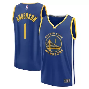 Raffinato Kyle Anderson Golden State Warriors Youth Fast Break Replica Player Jersey Icon Edition Royal per i Fan Veri