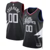Raffinato LA Clippers Jordan Brand Unisex 2022/23 Swingman Custom Jersey Statement Edition Black per i Fan Veri