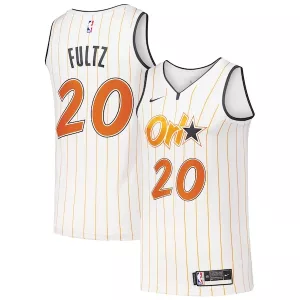 Raffinato Markelle Fultz Orlando Magic Nike Swingman Player Jersey City Edition White per i Fan Veri