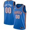 Raffinato Sofisticato Oklahoma City Thunder Nike Custom Swingman Jersey Icon Edition Blue per i Fan Veri