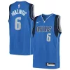 Raffinato Stupendo Kristaps Porzingis Dallas Mavericks Nike Youth Swingman Jersey Icon Edition Blue per i Fan Veri