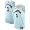Resistente Accattivante Victor Wembanyama San Antonio Spurs Nike 2024/25 Authentic Player Jersey City Edition Light Blue per i Fan Veri