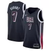 Resistente Attraente Raffinato Kevin Durant USA #7 Nike 2024 Swingman Player Jersey Navy per i Fan Veri