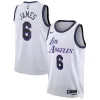 Resistente Incantevole LeBron James Los Angeles Lakers Nike Unisex 2022/23 Swingman Jersey City Edition White per i Fan Veri