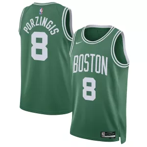 Resistente Kristaps Porzingis Boston Celtics Nike Unisex Swingman Jersey Icon Edition Kelly Green per i Fan Veri