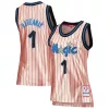 Resistente Penny Hardaway Orlando Magic Women's 75th Anniversary Rose Gold 1993 Swingman Jersey Pink per i Fan Veri