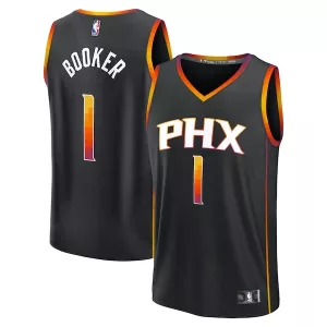 Resistente Robusto Prestigioso Devin Booker Phoenix Suns Fast Break Replica Player Jersey Statement Edition Black per i Fan Veri