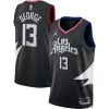 Resistente Sofisticato Paul George LA Clippers Jordan Brand Unisex Swingman Jersey Statement Edition Black per i Fan Veri