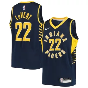 Robusto Caris LeVert Indiana Pacers Nike Youth Swingman Jersey Icon Edition Navy per i Fan Veri